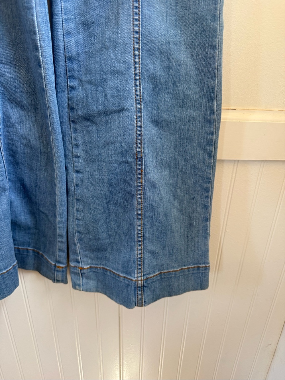Free people super 70s wide leg flare jeans 27 - Picture 4 of 9